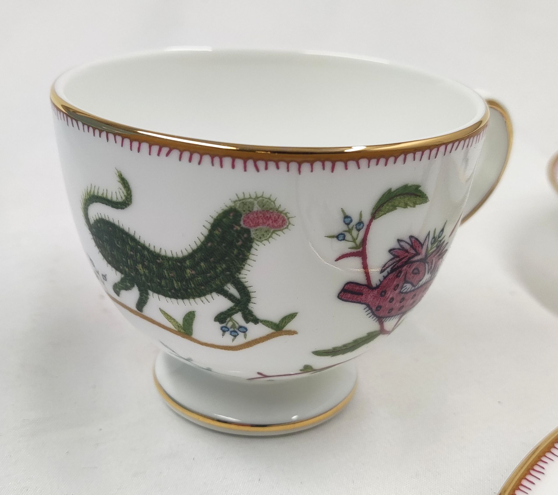 1 x WEDGWOOD Mythical Creatures Fine Bone China Teacup/Saucer/Plate Set - New/Boxed - RRP £140.00 - Image 2 of 20