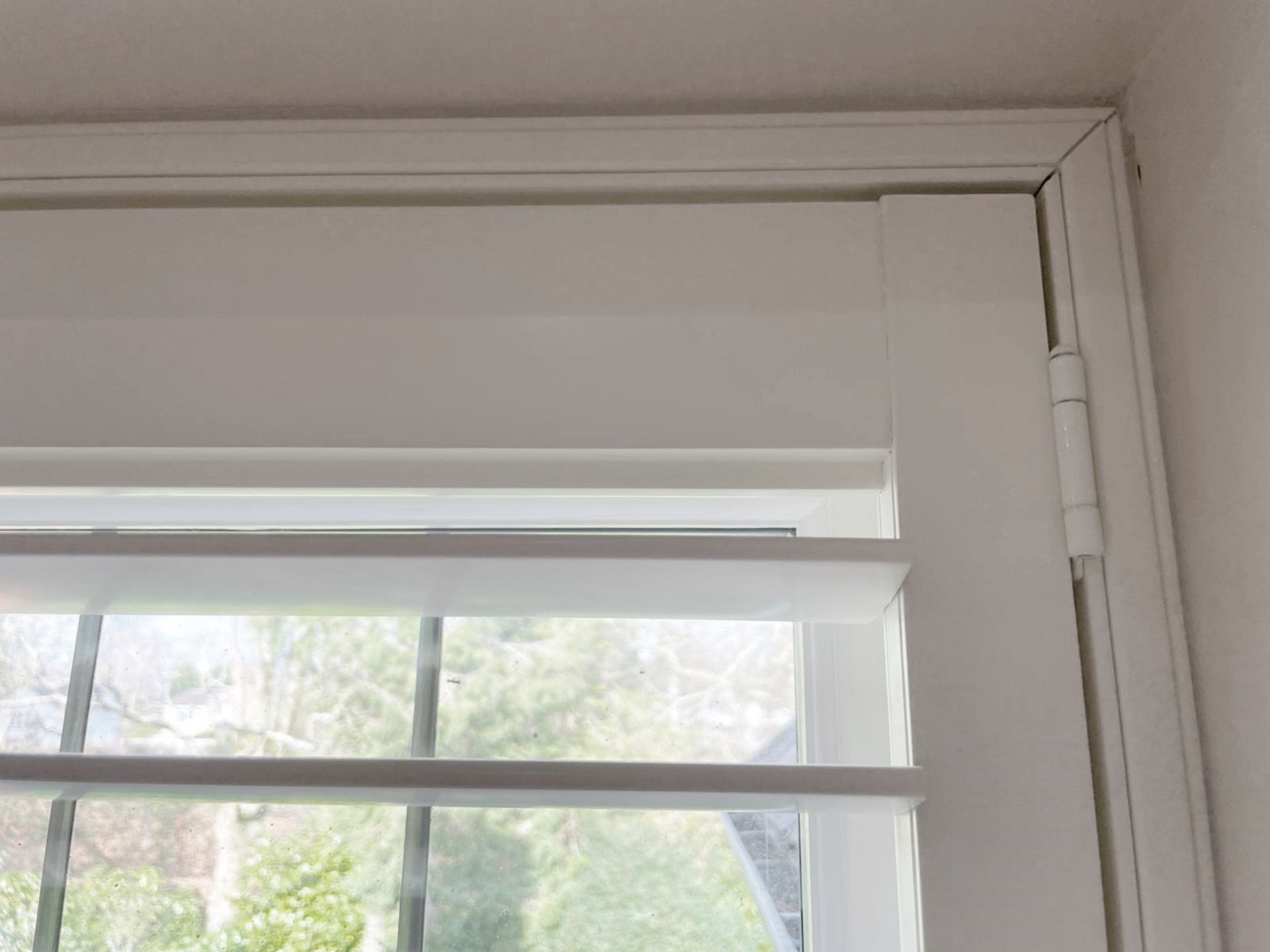 1 x Hardwood Timber Double Glazed Leaded 3-Pane Window Frame fitted with Shutter Blinds - Image 6 of 12