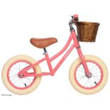 1 x BANWOOD Child's Balance Bike in Coral Pink - Original Price £139.00