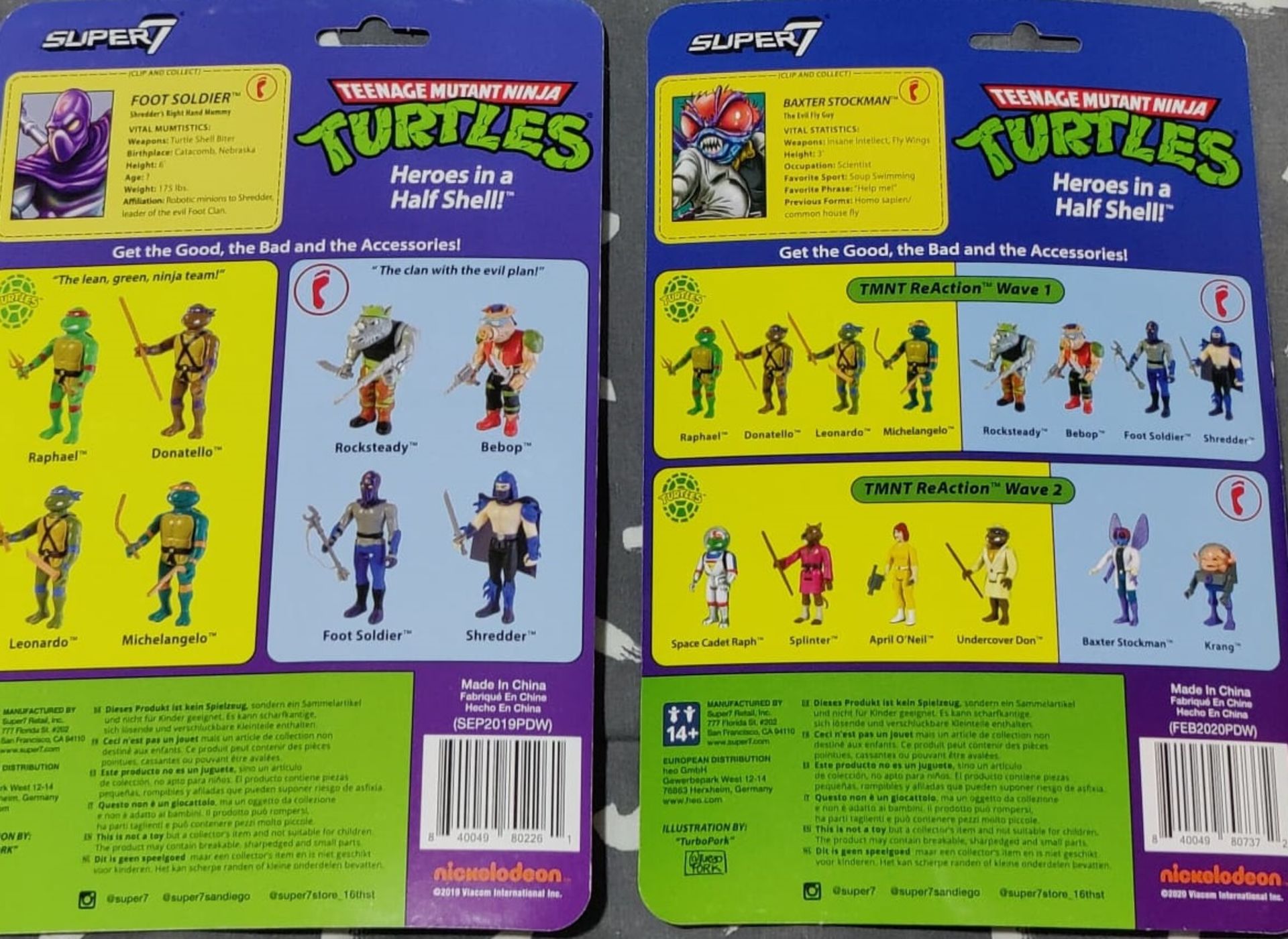 4 x Teenage Mutant Ninja Turtles Actions Figures - New and Sealed - Image 3 of 4