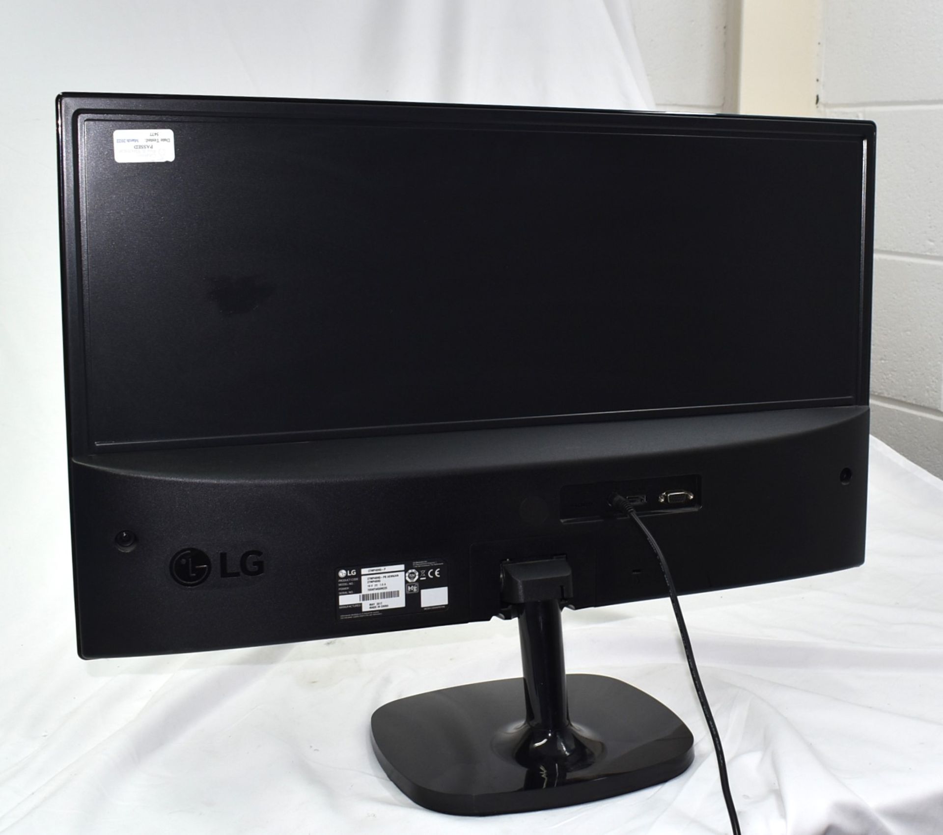 1 x LG 27 Inch LED Monitor - Model 27MP48HQ-P - Includes Power Supply and HDMI Lead - CL882 - - Image 3 of 4