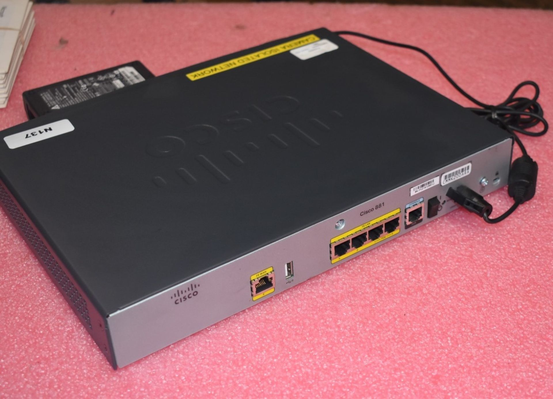 1 x Cisco C881-K9 880 Series Integrated Services Router - Includes Power Adaptor - Image 3 of 4