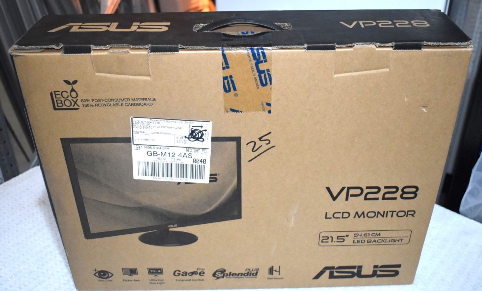 1 x Asus VP228 21.5 Inch LCD Monitor - Unused Boxed Stock