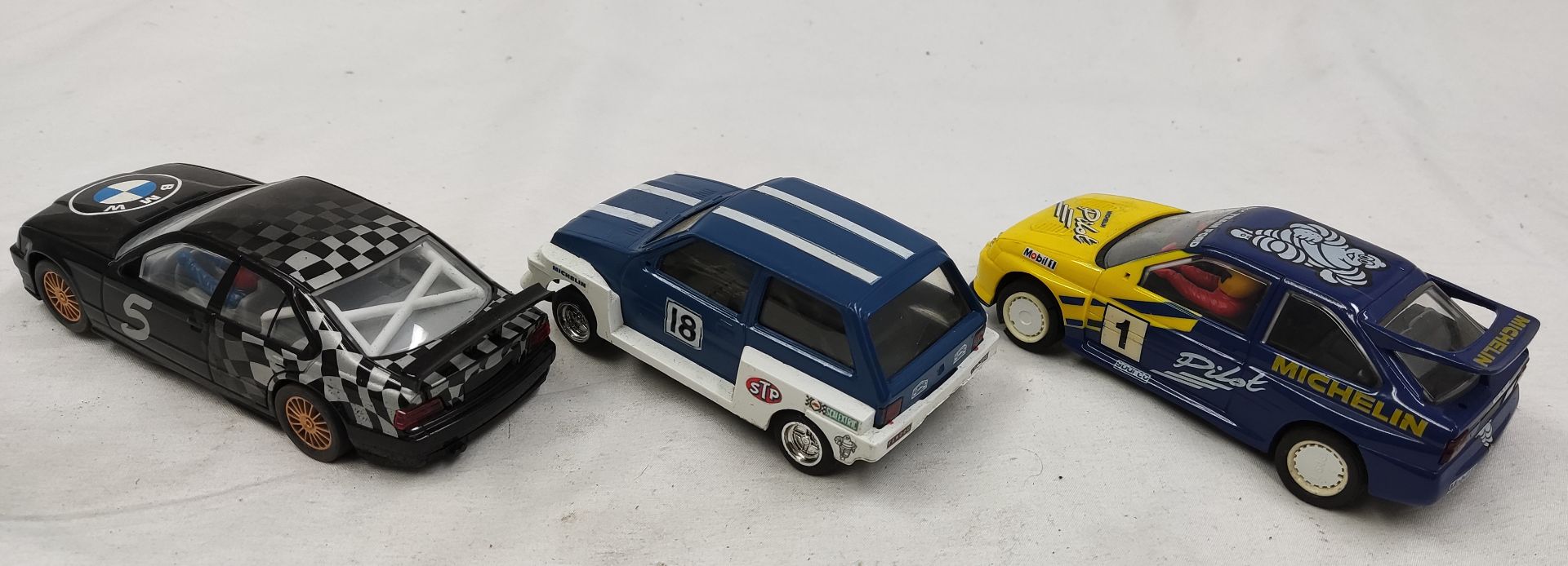 3 x Retro Scalextric Cars - BMW, Metro and Ford - Tested and Working - Used - CL444 - NO VAT ON - Image 3 of 8