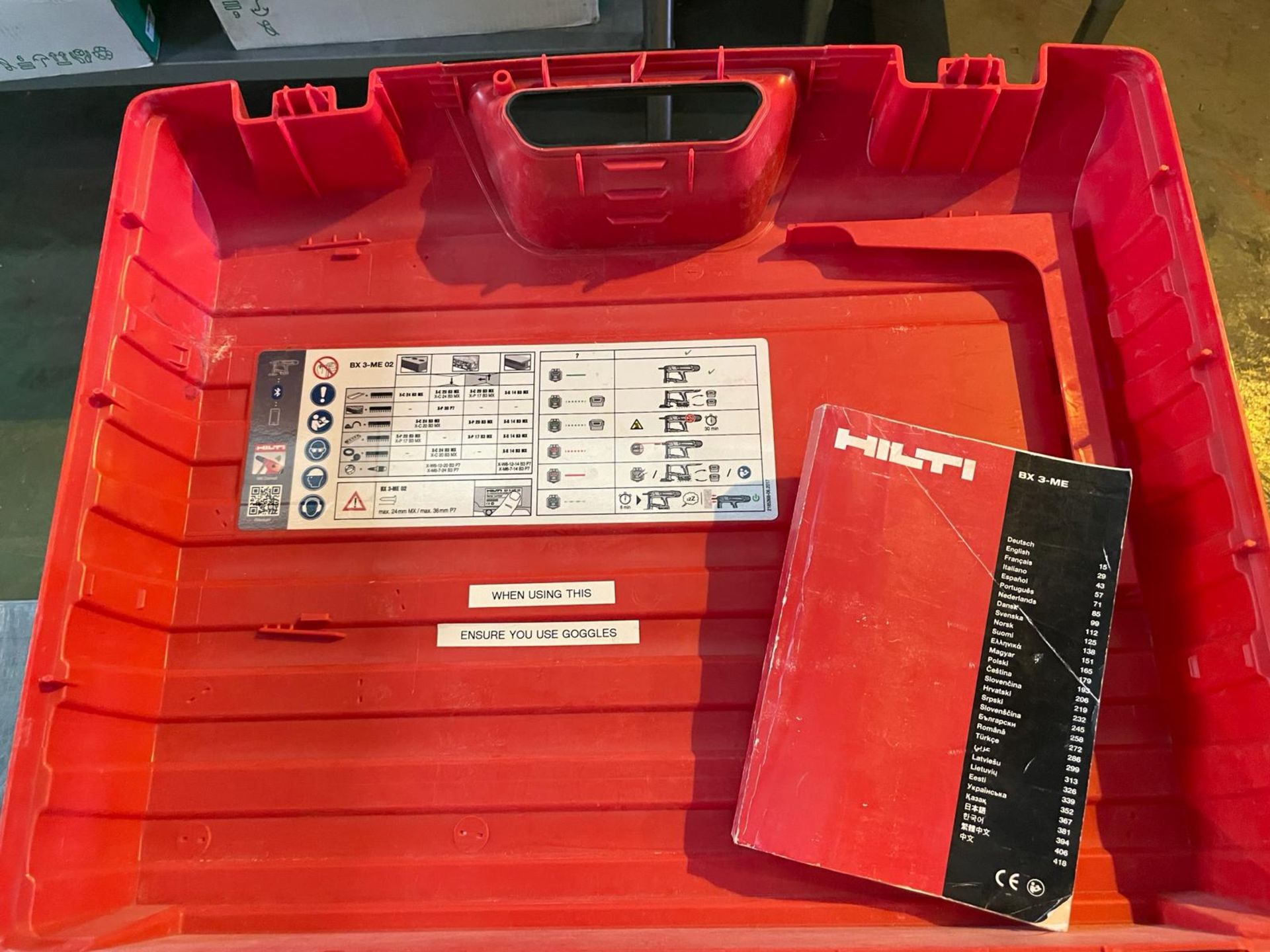 1 x Hilti BX3 Cordless Nail Gun Fastening Tool - Includes Case, Battery and Charger - RRP £3,400 - Bild 5 aus 7