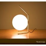 1 x FLOS IC Low Table Lamp (No Globe Diffuser) - Original Price £470.00 - Unused Boxed Stock