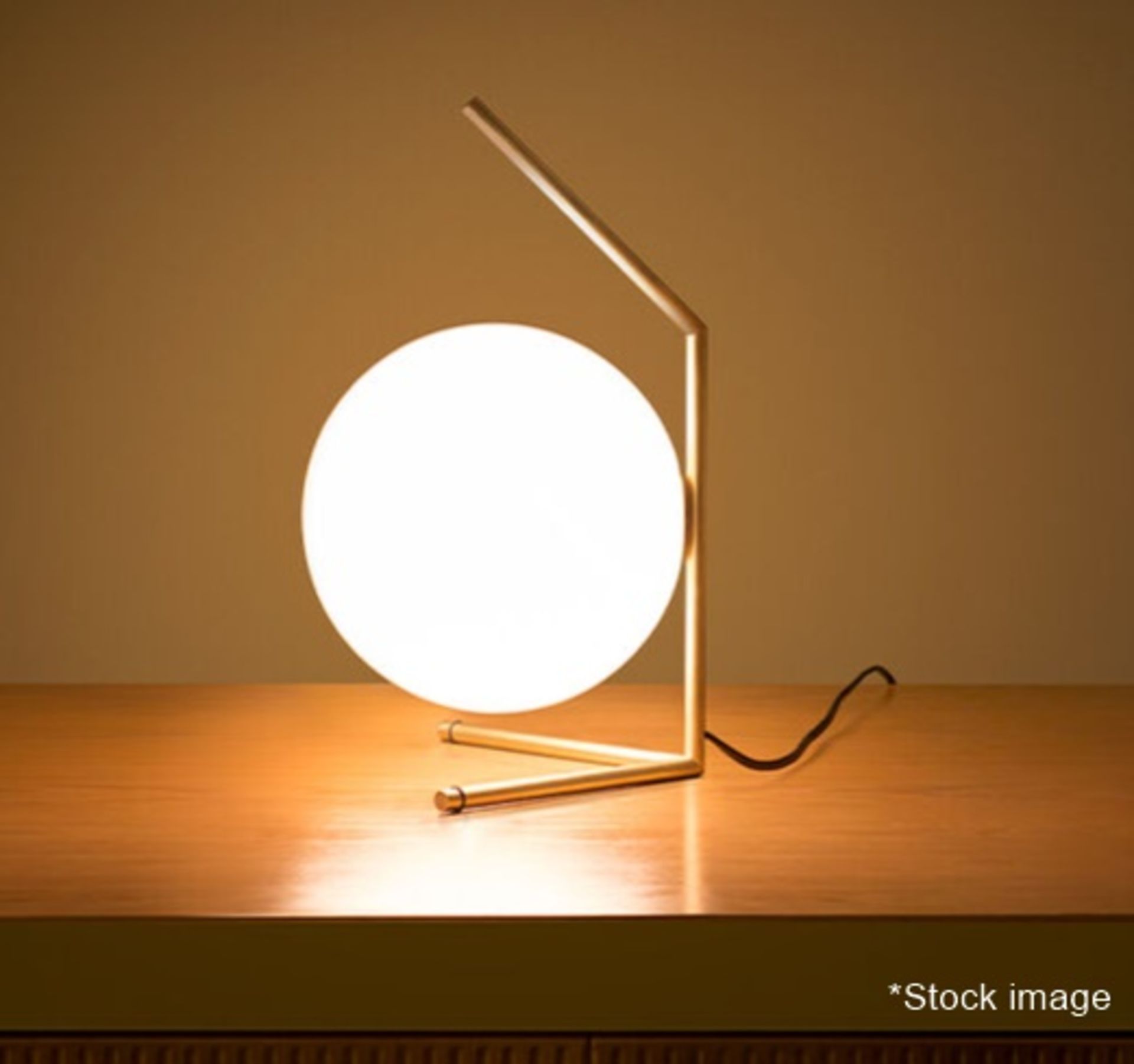 1 x FLOS IC Low Table Lamp (No Globe Diffuser) - Original Price £470.00 - Unused Boxed Stock