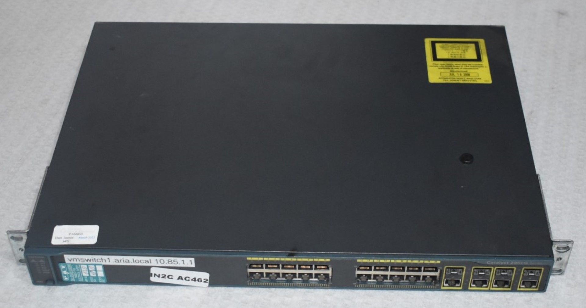 1 x Cisco Catalyst 2960G Series 24 Port Switch