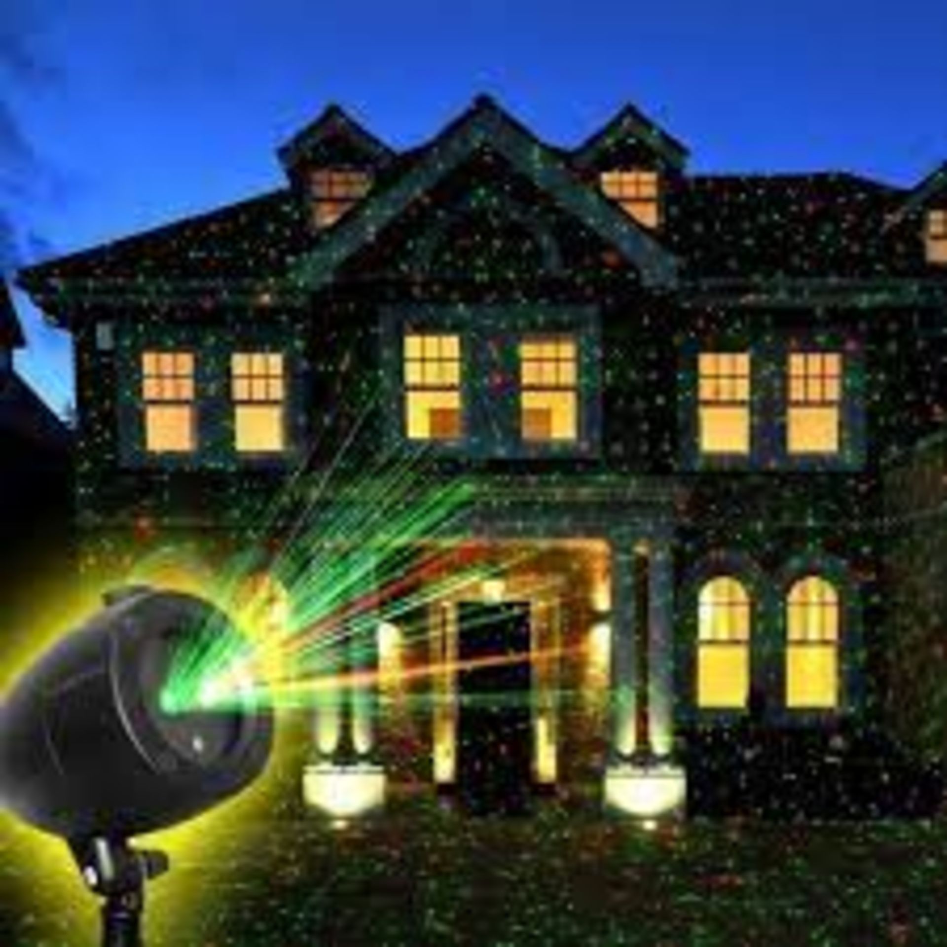 3 x StarTastic Motion Laser Projectors - Starry Light Display Suitable For Christmas, Weddings, - Bild 4 aus 4