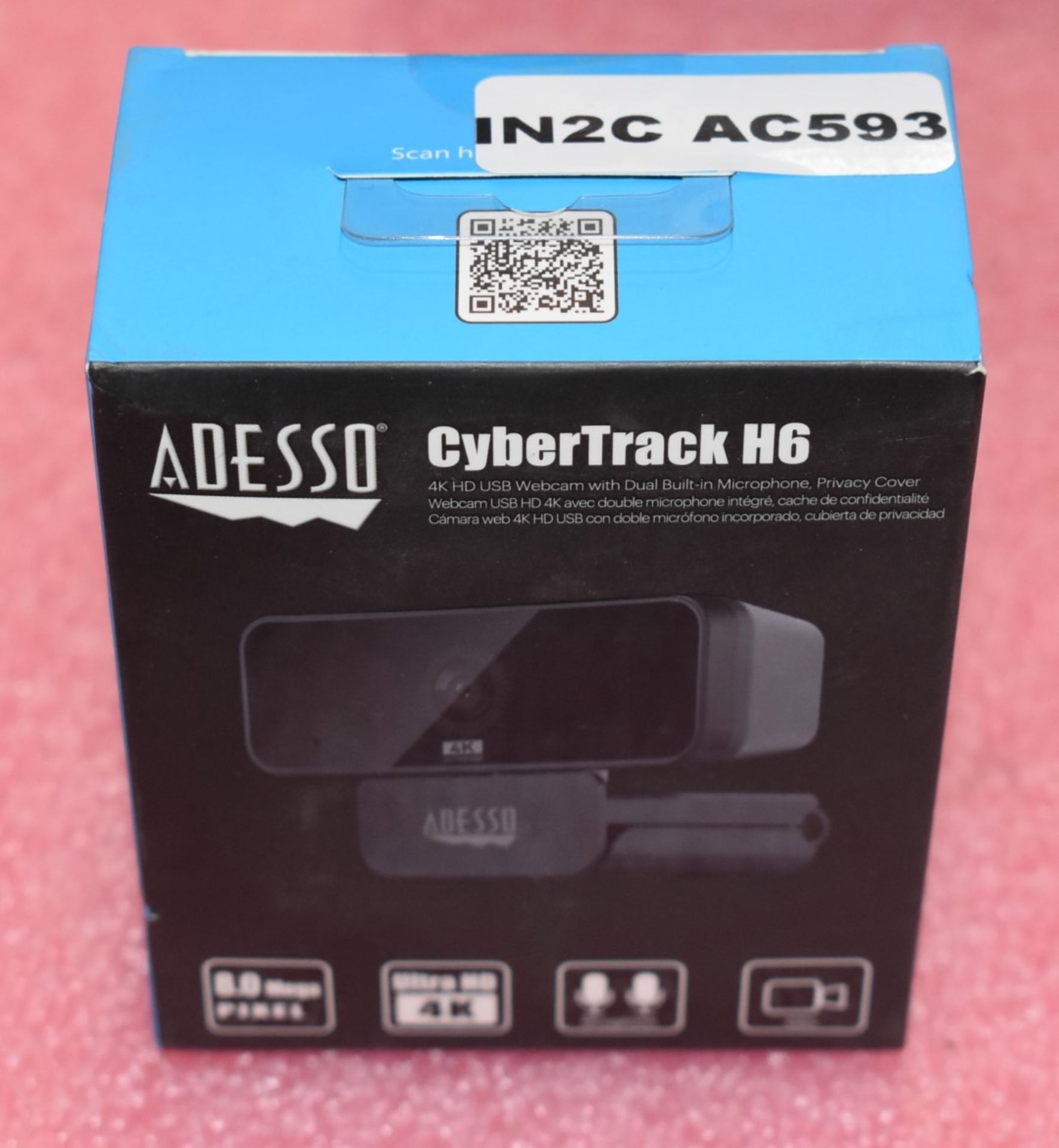 1 x Adesso CyberTrack H6 4K HD Webcam - New Boxed Stock - Image 4 of 4