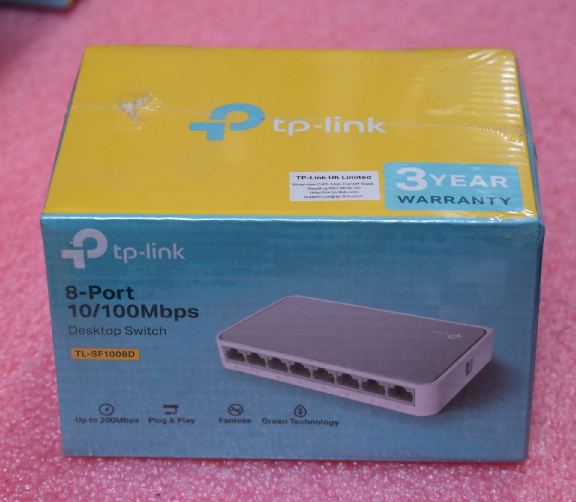 3 x TP Link 8 Port 10/100Mbos Desktop Switches - Model TL-SF1008D - New Sealed Stock - Image 5 of 6