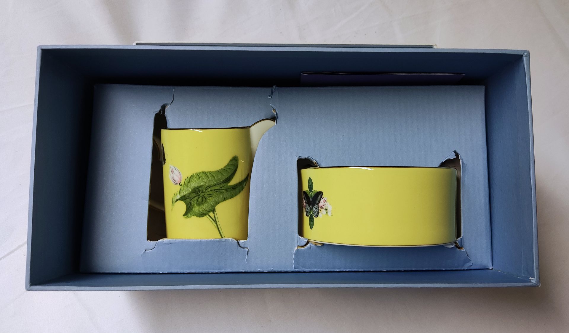 1 x WEDGWOOD Wonderlust Waterlily Fine Bone China Sugar & Creamer Set - New/Boxed - RRP £80 - - Image 16 of 22