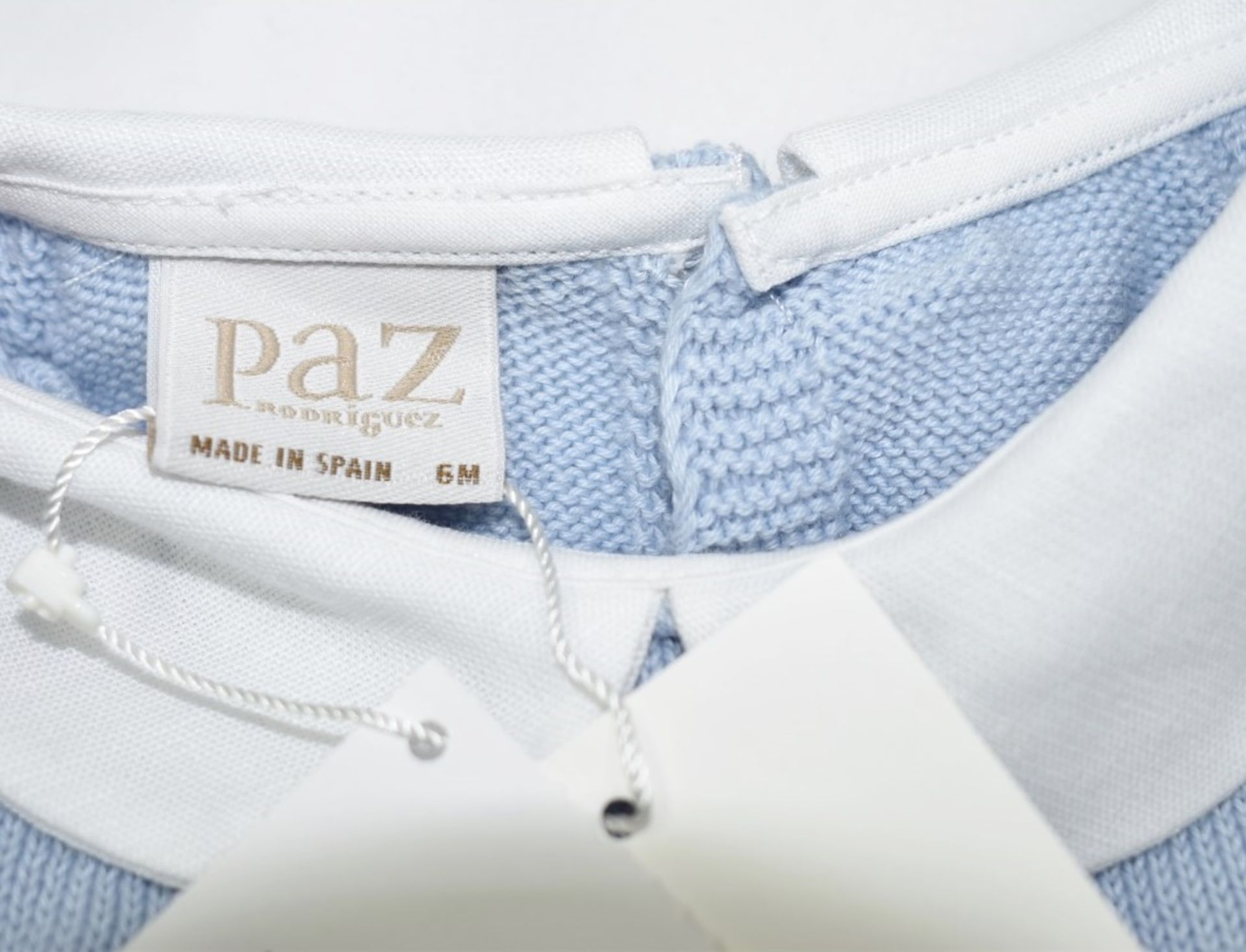 1 x PAZ RODRIGUEZ 2-Piece Knitted (Sweater, Pants) Set, in Cloud Blue, 6mth - Original Price £79.95 - Image 2 of 7