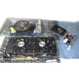 3 x Graphics Cards For Desktop Computers - Includes 1 x Radeon 7790 1GB, 1 x GT730 4GB and 1 x