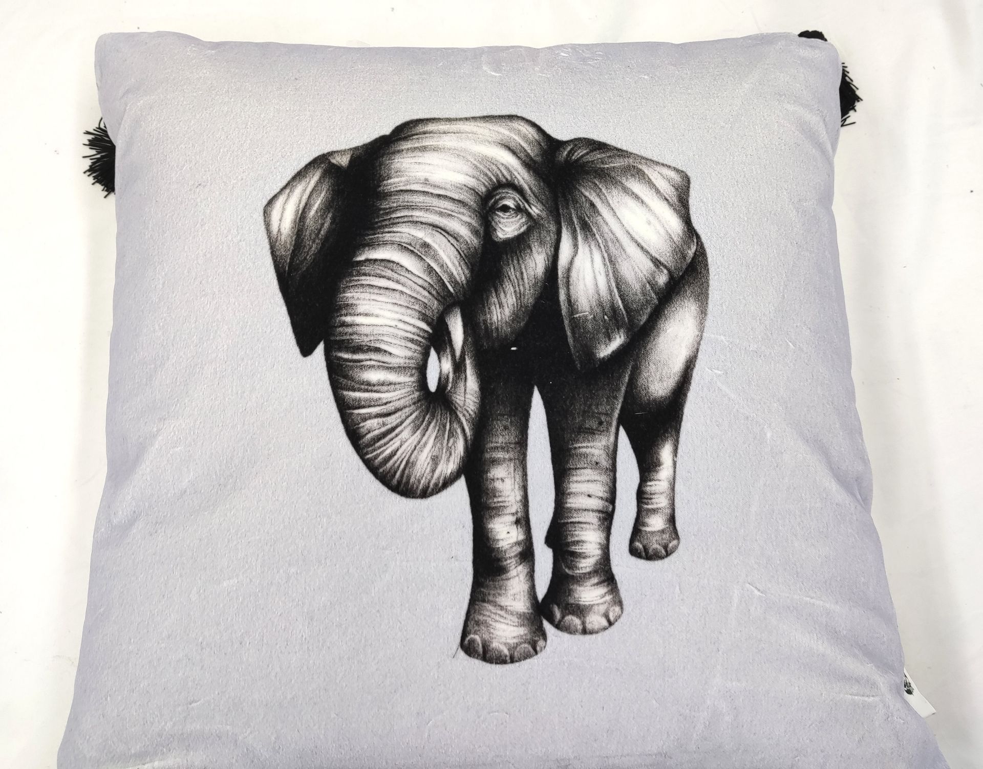 1 x CHARLOTTE JADE Velvet Elephant Cushion - Original RRP £170.00 - Image 14 of 15