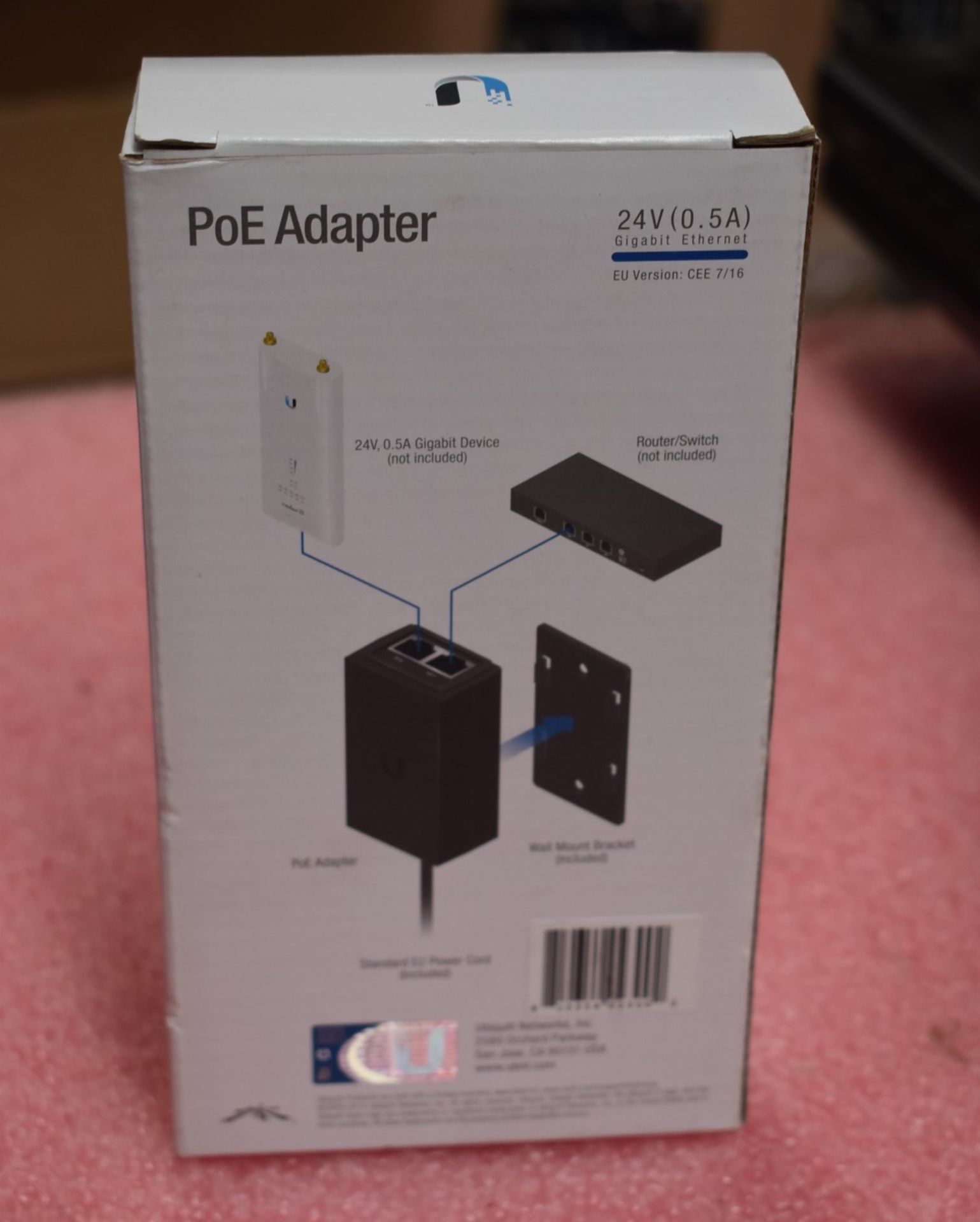 1 x Ubiquiti Gigabit Passive Power Over Ethernet PoE Injector - 24V 0.5A - New Boxed Stock - Image 4 of 6