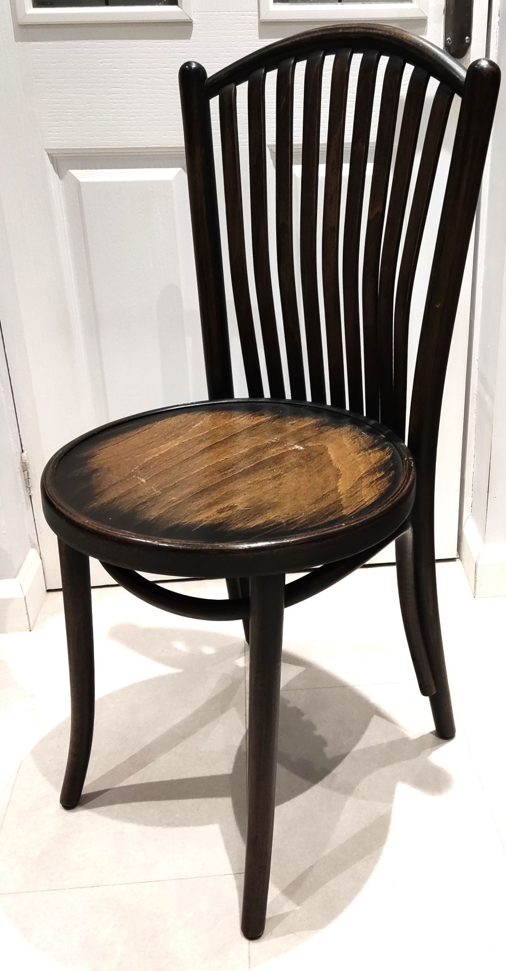 1 x Vintage Dark Wood Bentwood Chair - CL444 - NO VAT ON THE HAMMER - Location: Altrincham WA14 This - Image 13 of 15