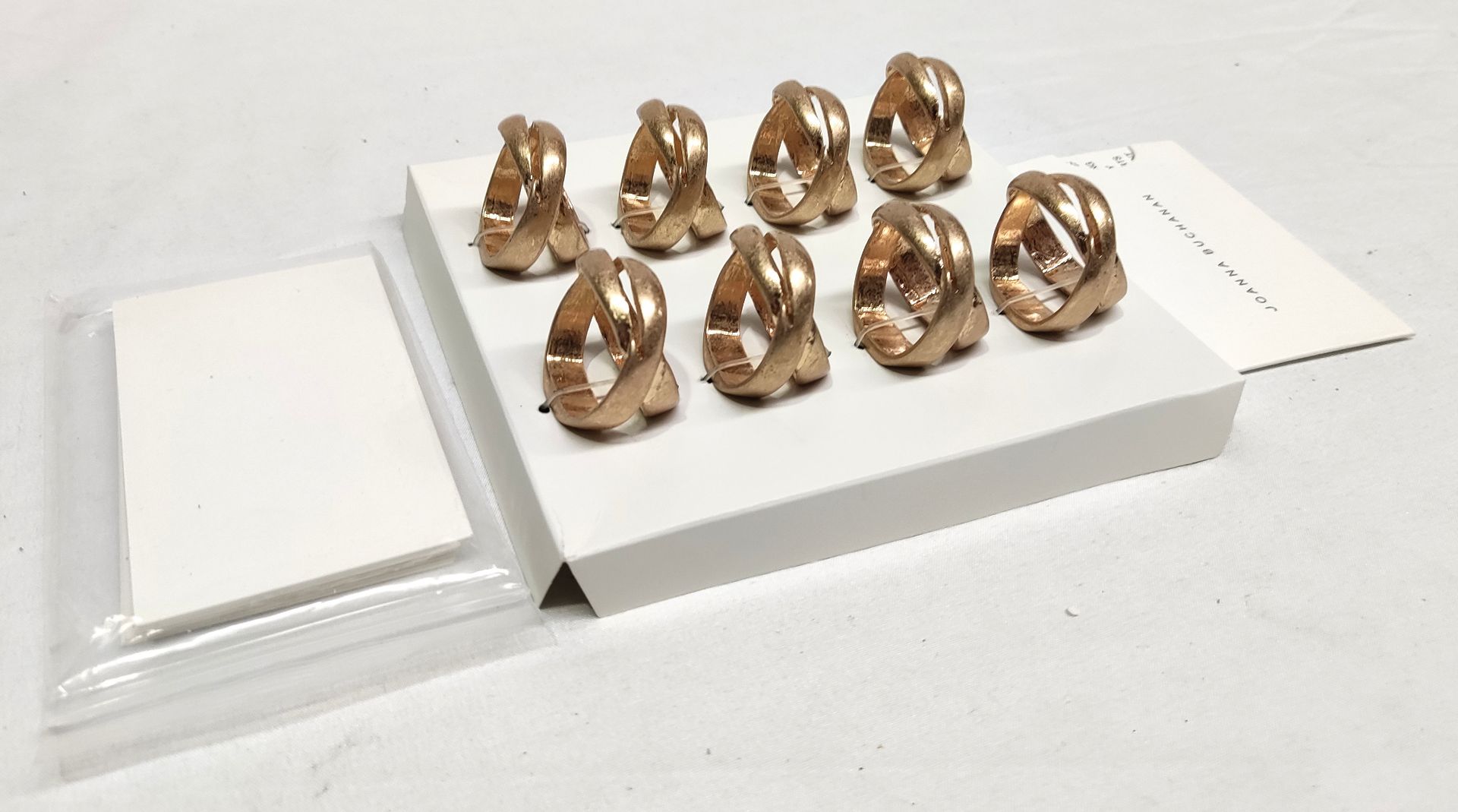 1 x JOANNA BUCHANAN Knot Placecard Holders - Set Of 8 - New/Boxed - Original RRP £168 - Ref: - Image 7 of 19