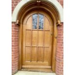 1 x Large Solid Wood Front Door - Ref: PAN151 - CL896 - NO VAT ON THE HAMMER - Location: Wilmslow,