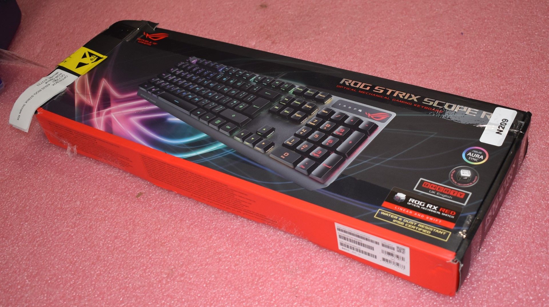 1 x Asus ROG Strix Scope RX RGB Optical Keyboard - Open Box Stock - Image 3 of 8