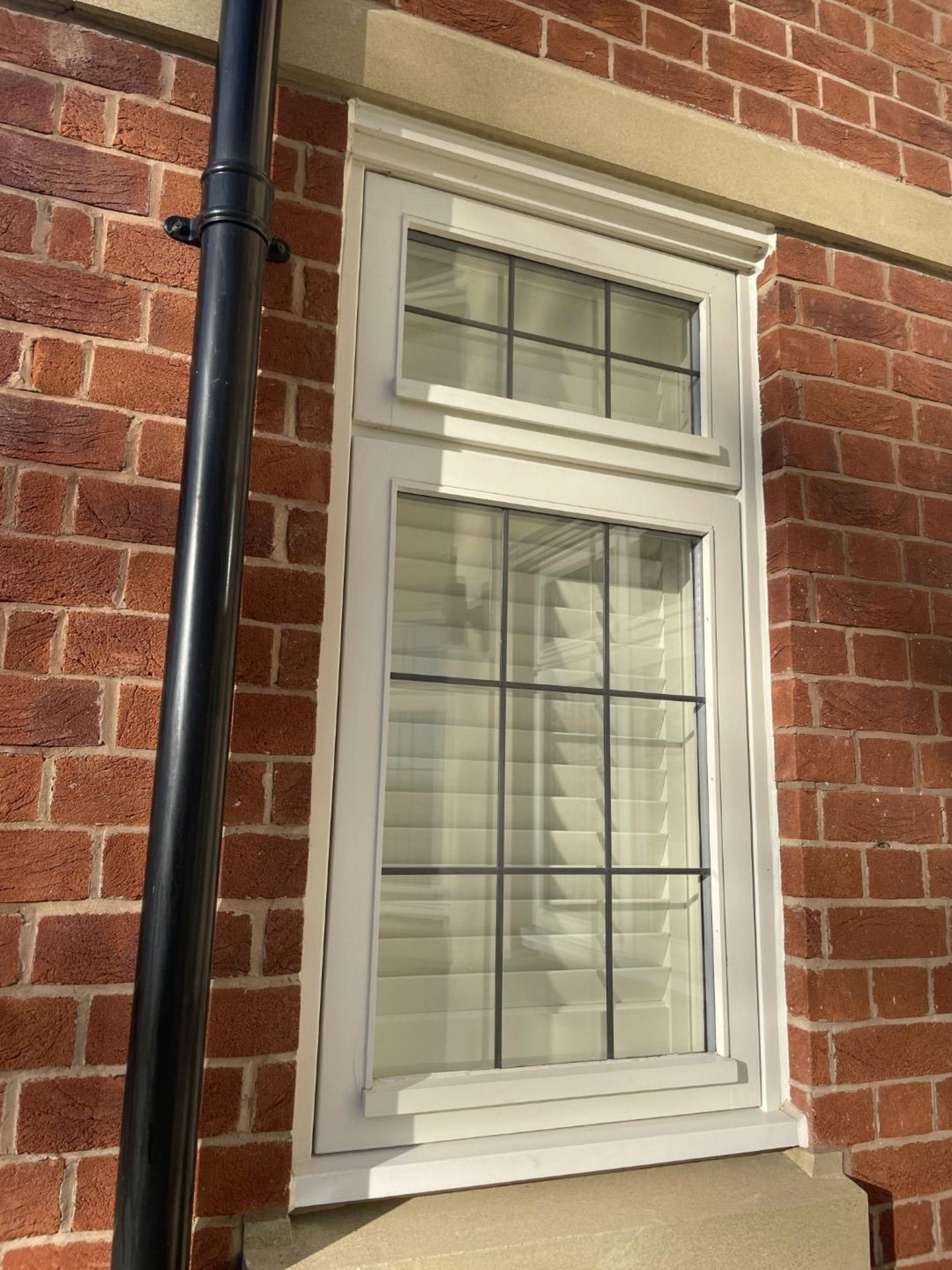 1 x Hardwood Timber Double Glazed Window Frames fitted with Shutter Blinds, In White - Ref: PAN106 - Image 17 of 23