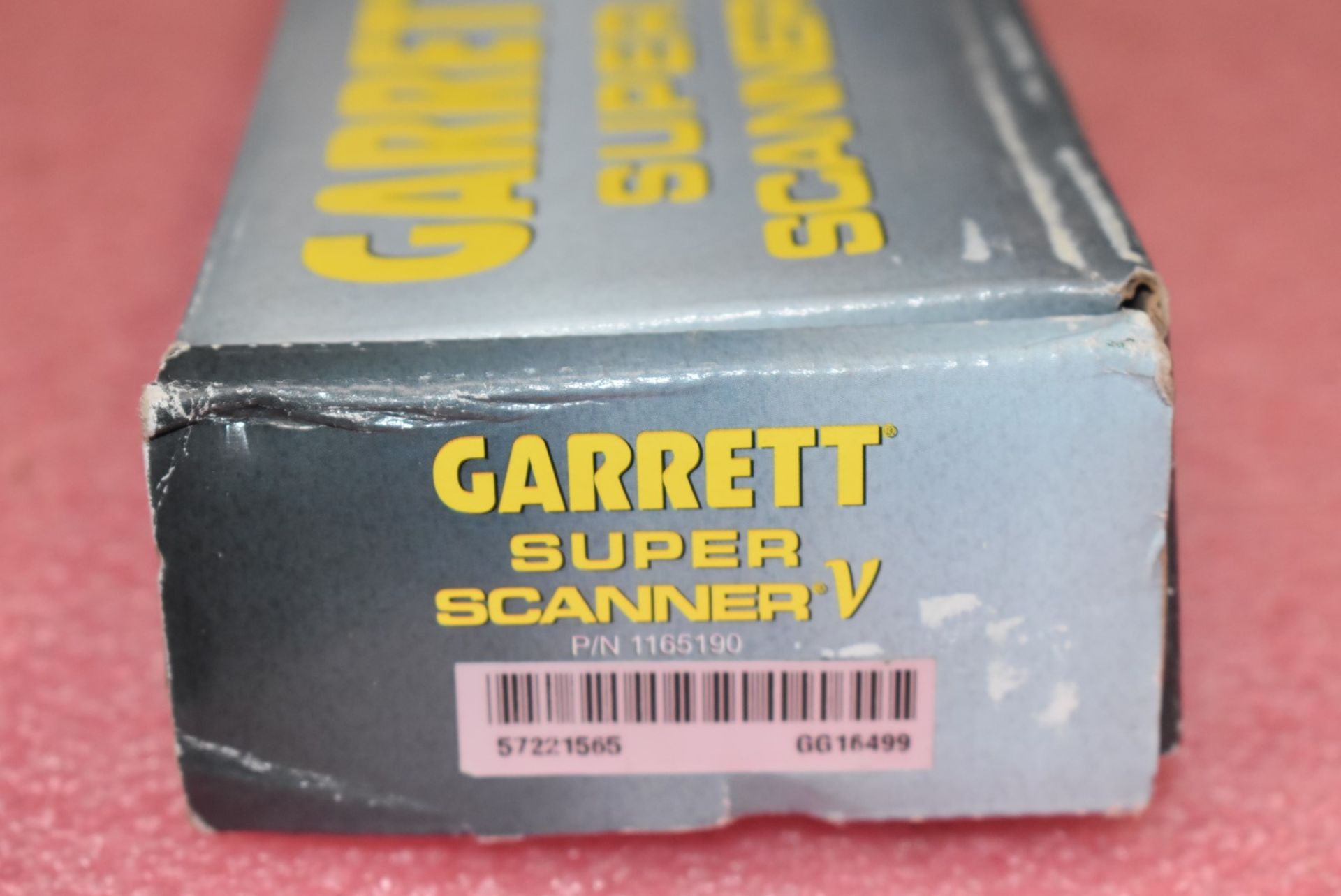 1 x Garrett Super Scanner V Vibrating Audible Hand Held Metal Detector - Unused With Original - Image 6 of 9