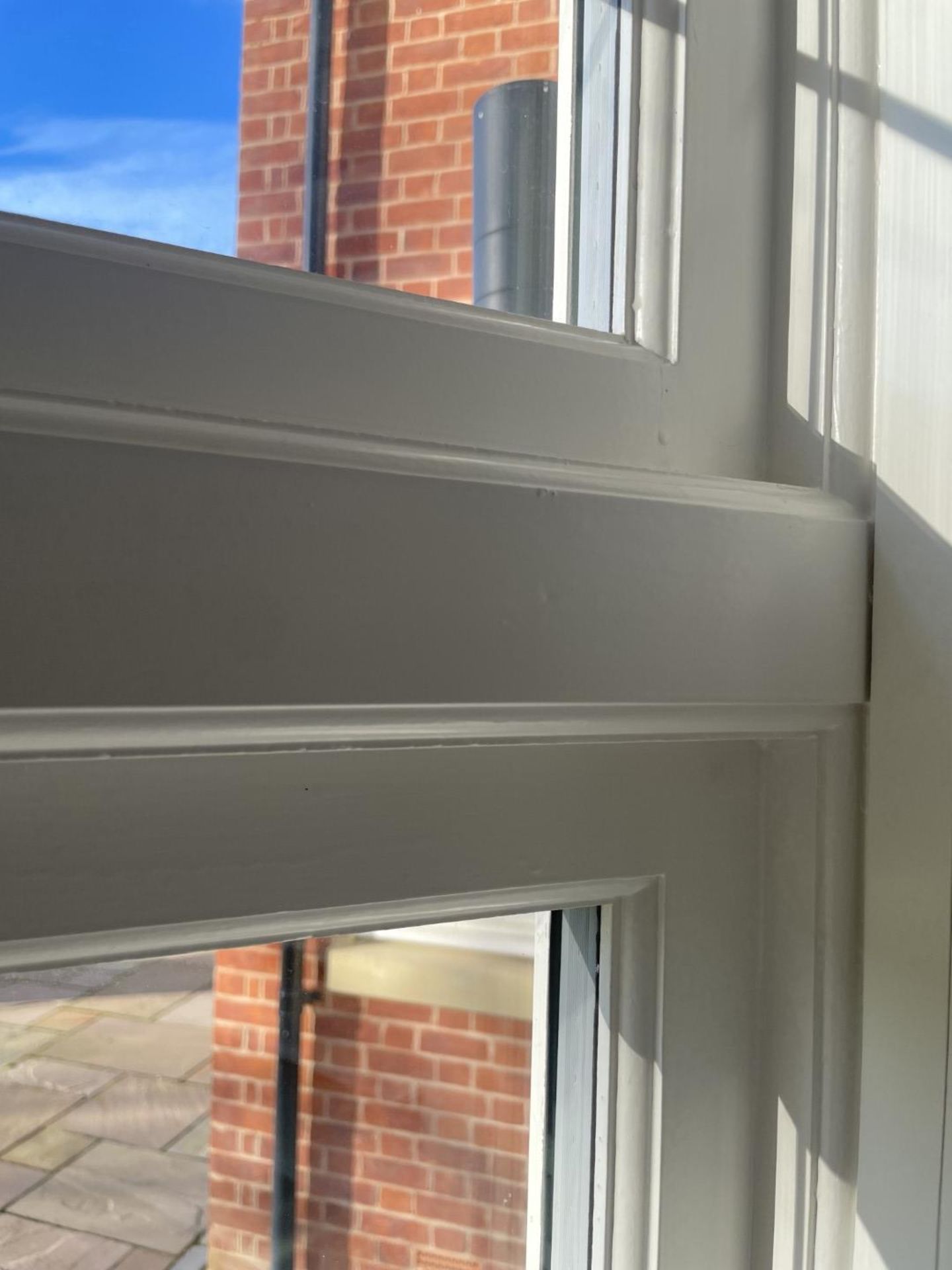 1 x Hardwood Timber Double Glazed Window Frames fitted with Shutter Blinds, In White - Ref: PAN104 - Image 6 of 12