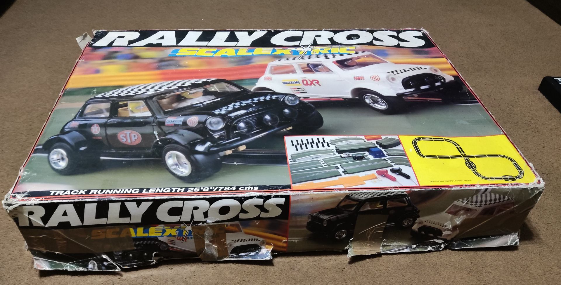 1 x Scalextric Rally Cross Set With Mini Cooper Rally Cars - Vintage - Used - CL444 - NO VAT ON THE - Image 7 of 32