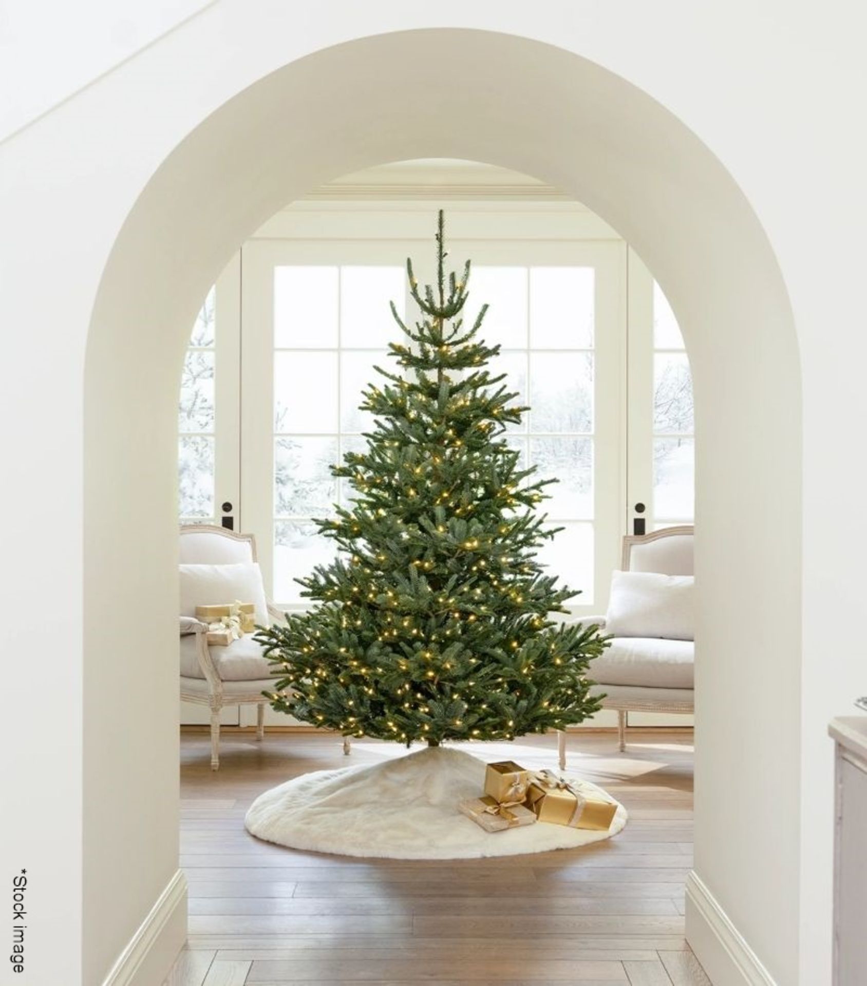 1 x BALSAM HILL 'Nordmann Fir' Luxury 12ft Candlelight Christmas Tree - Original Price £2,700 - Image 3 of 21