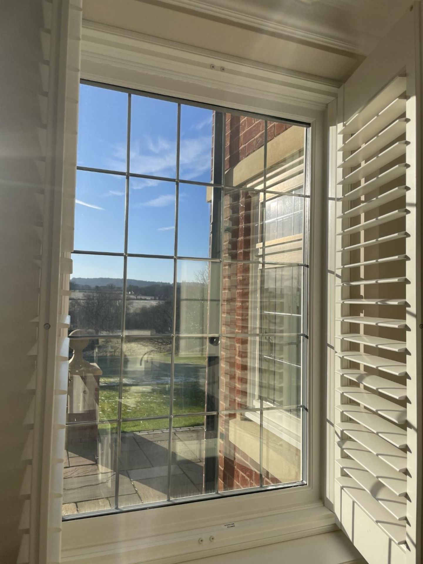 1 x Hardwood Timber Double Glazed Window Frames fitted with Shutter Blinds, In White - Ref: PAN108 - Image 12 of 19
