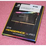 1 x Corsair Vengeance RGB Pro Light Enhancement Kit For Ram - Colour: Black - Boxed