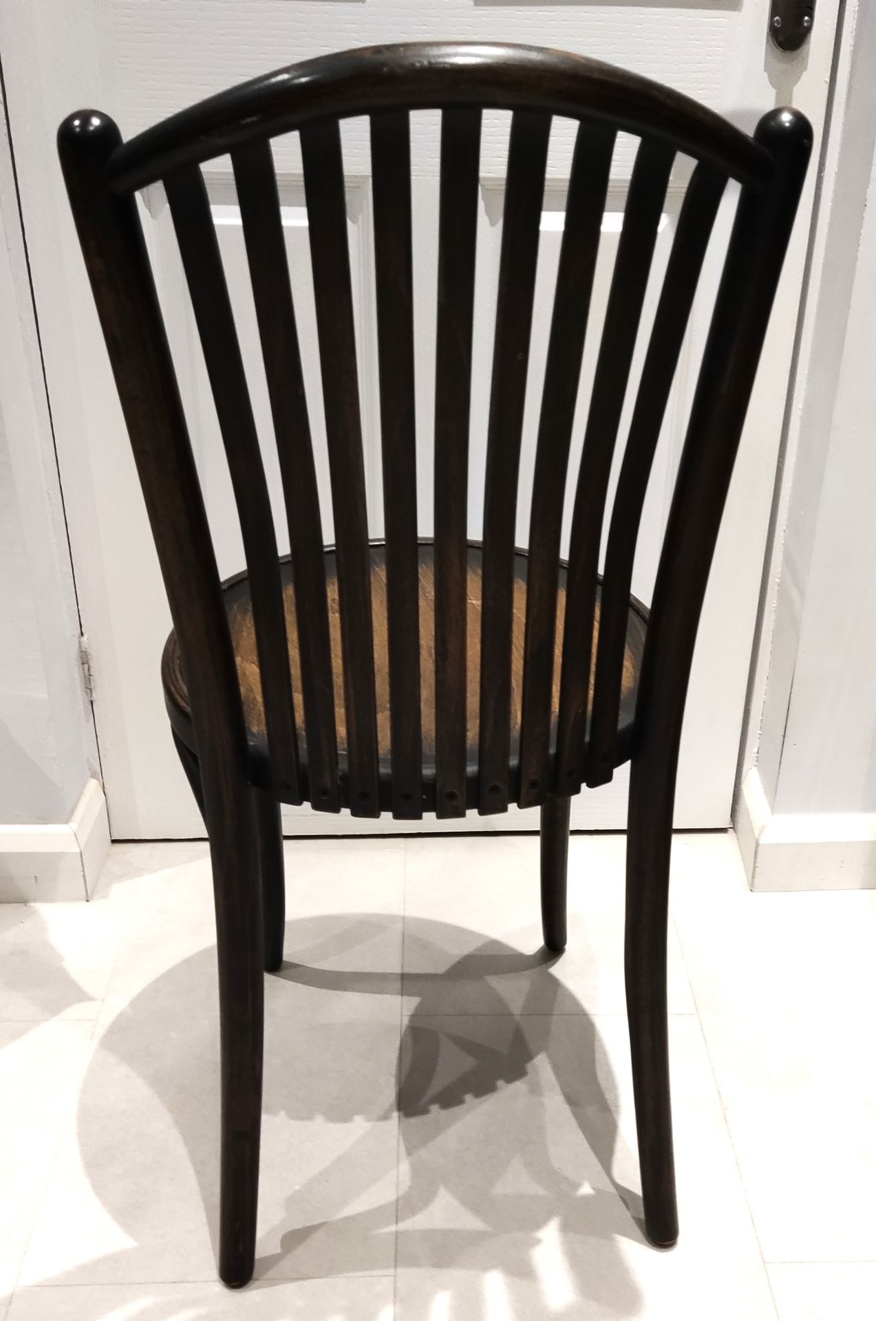 1 x Vintage Dark Wood Bentwood Chair - CL444 - NO VAT ON THE HAMMER - Location: Altrincham WA14 This - Image 9 of 15