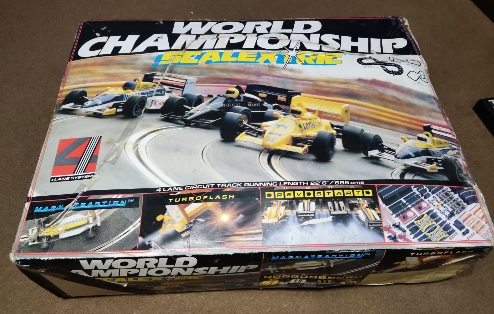 1 x Scalextric 4-Lane World Championship Set With 4 x F1 Cars - Huge Vintage Set - Used - CL444 - NO - Image 6 of 26