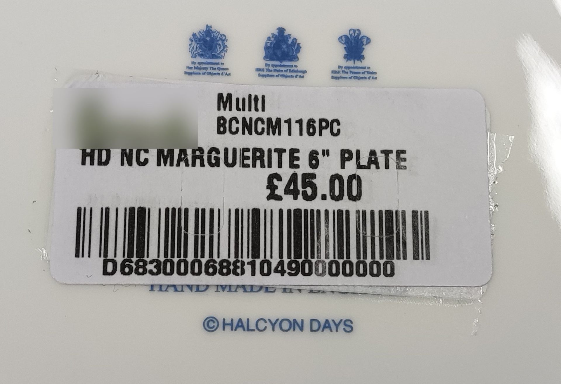 1 x HALCYON DAYS Nina Campbell Marguerite 6" Side Plate - New/Boxed - Original RRP £59.00 - Image 5 of 10