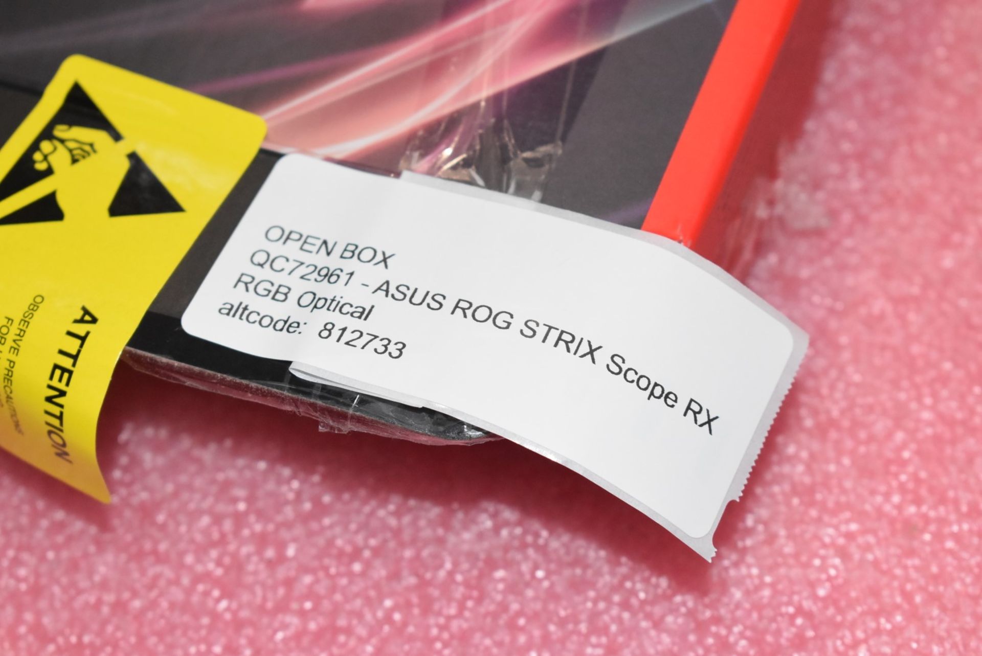 1 x Asus ROG Strix Scope RX RGB Optical Keyboard - Open Box Stock - Image 6 of 8