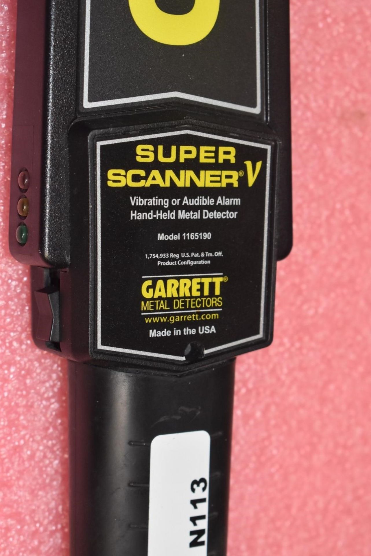 1 x Garrett Super Scanner V Vibrating Audible Hand Held Metal Detector - Image 2 of 7