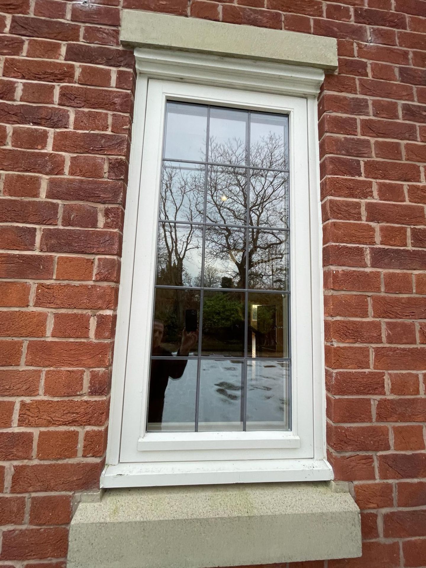 1 x Hardwood Timber Double Glazed & Leaded Window Frame - Ref: PAN147 / M-HALL - CL896 - NO VAT - Image 11 of 18