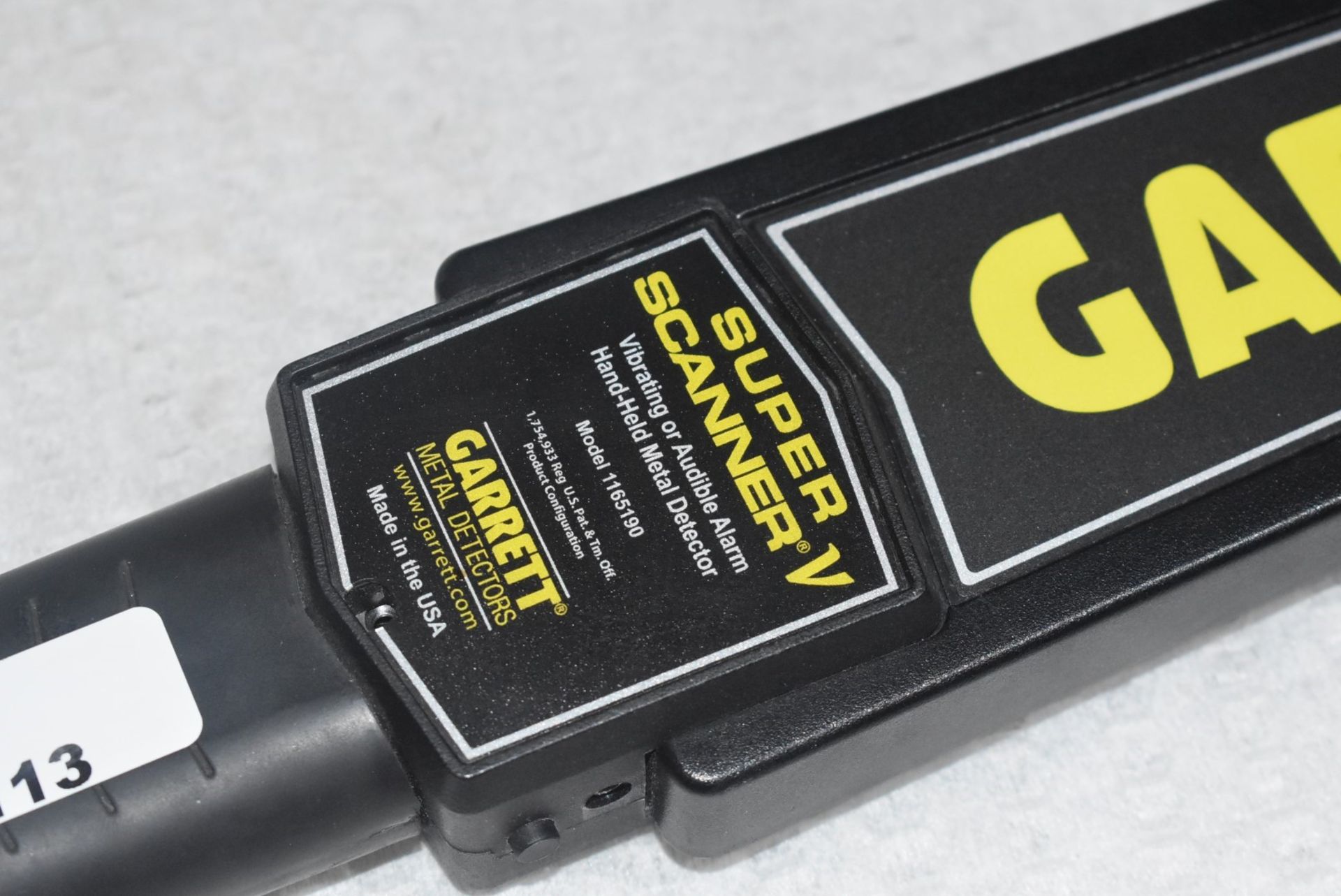 1 x Garrett Super Scanner V Vibrating Audible Hand Held Metal Detector - Image 4 of 7