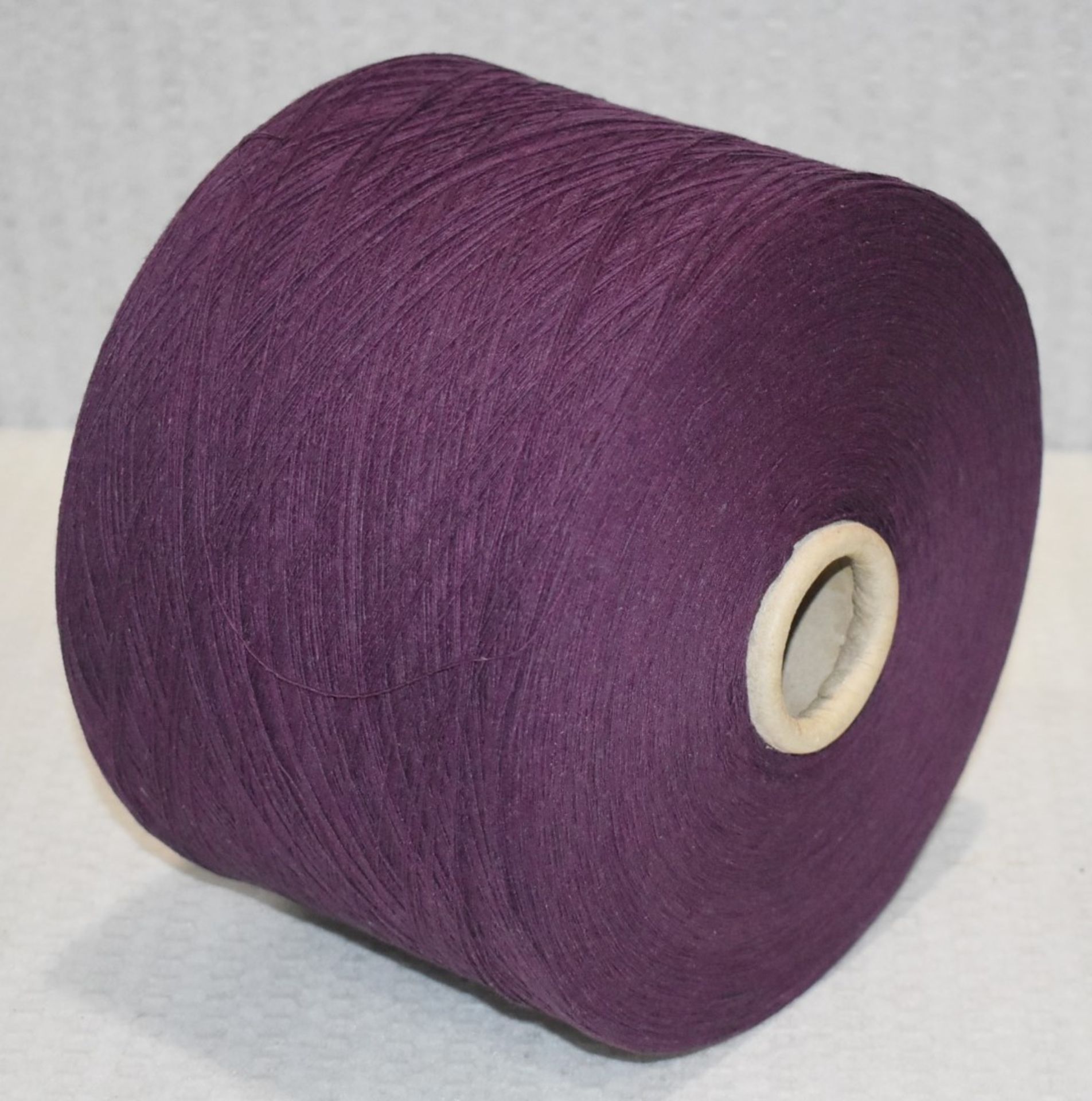 12 x Cones of 1/13 MicroCotton Knitting Yarn - Purple - Approx Weight: 2,300g - New Stock ABL Yarn - Image 5 of 9