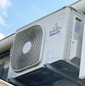 1 x Compact Mitsubishi Air Conditioner Condenser Unit - NO VAT ON THE HAMMER
