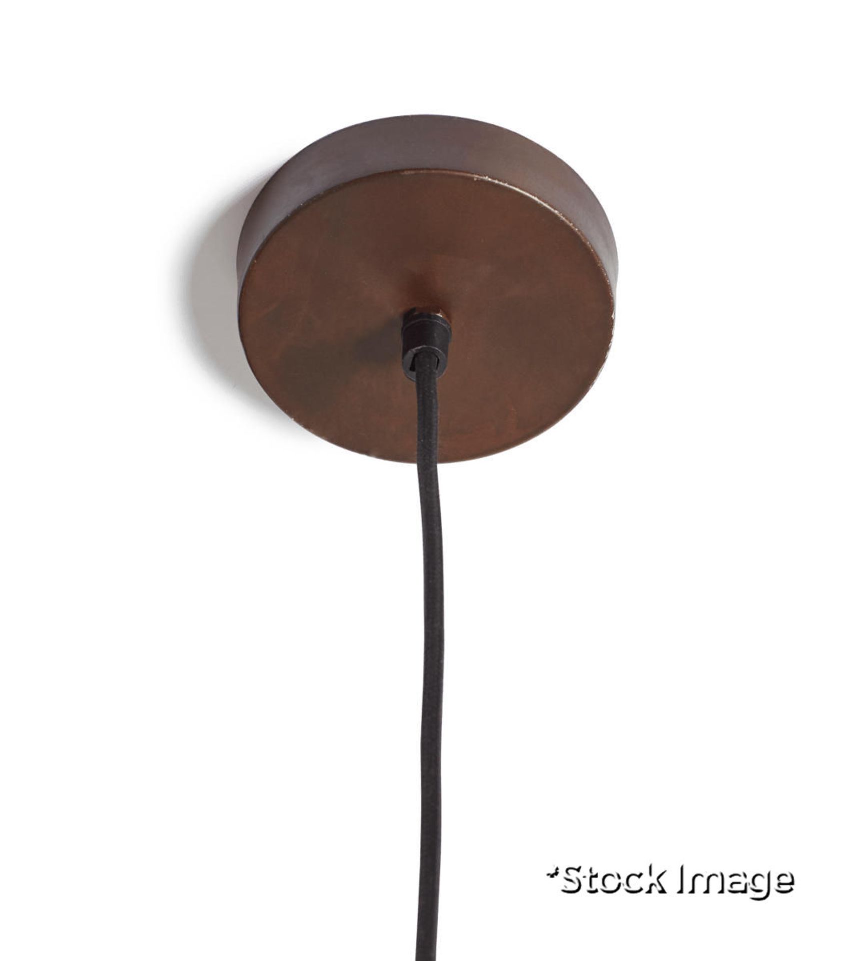 1 x Toynbee Luxury Handmade Iron Pendant Lamp with Antique Bronze Finish - Original Retail £125.00 - Image 6 of 6