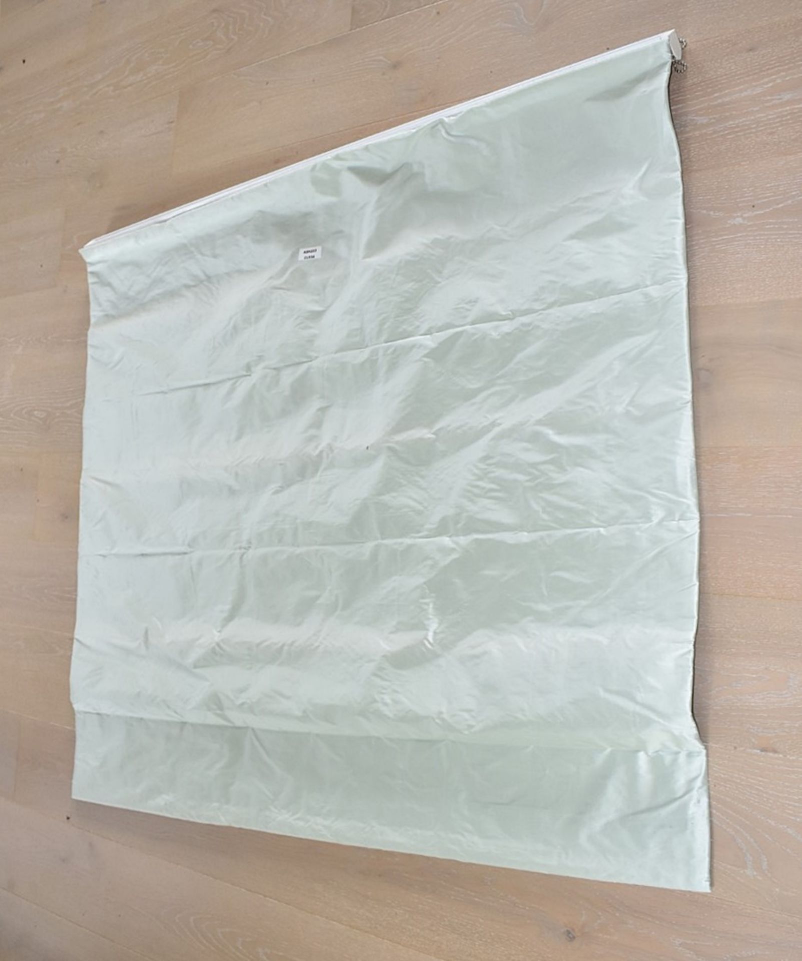 4 x Luxury Bespoke Handmade Lined Blinds + Pelmet Boxes in Green - NO VAT ON THE HAMMER - Image 3 of 4