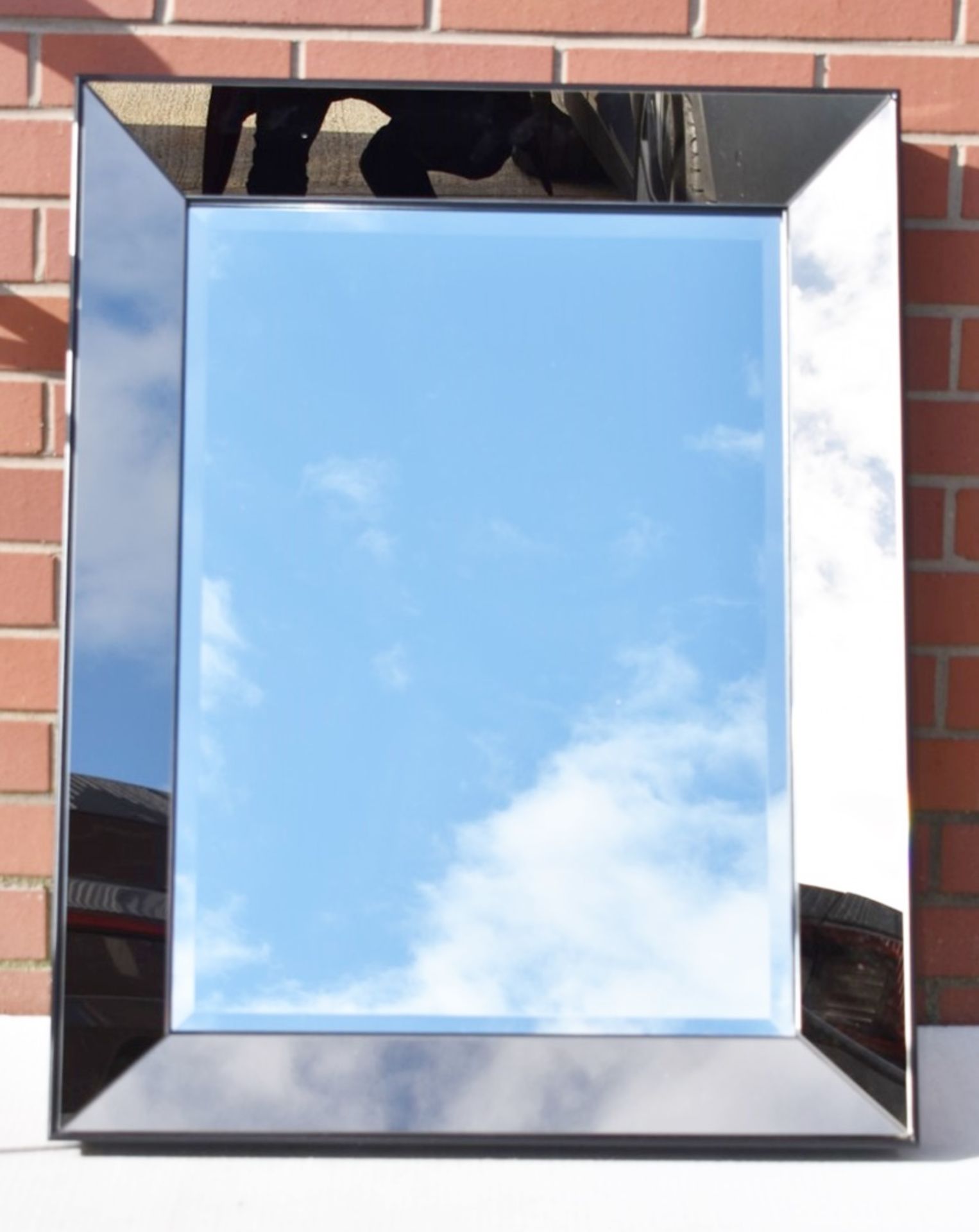 1 x Large Bevelled Edged Rectangular Wall Mirror - Ref: VKH161 - CL942 - NO VAT ON THE HAMMER -