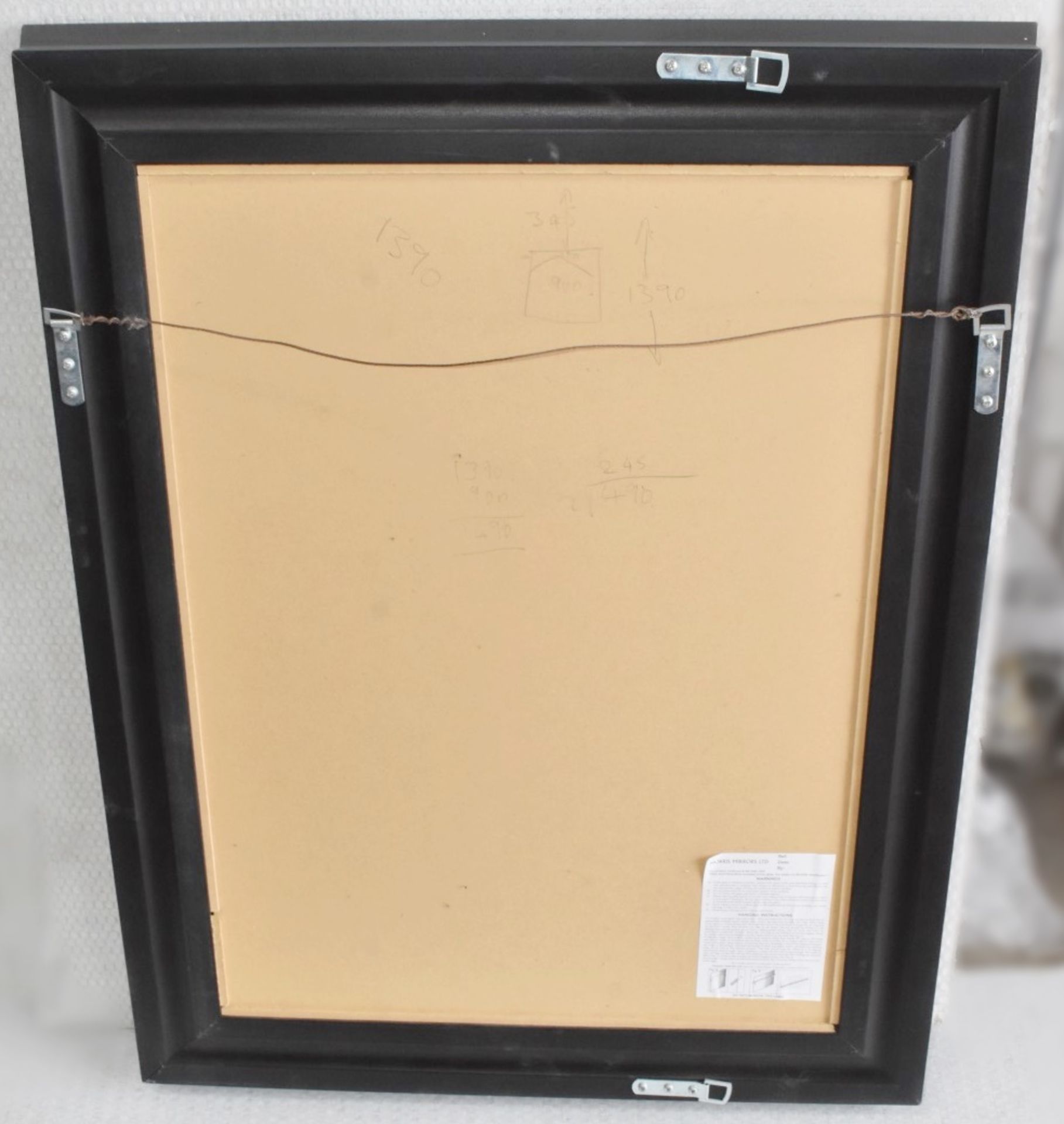 1 x Large Bevelled Edged Rectangular Wall Mirror - Ref: VKH161 - CL942 - NO VAT ON THE HAMMER - - Image 3 of 4