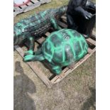 ALUMINUM TURTLE STATUE