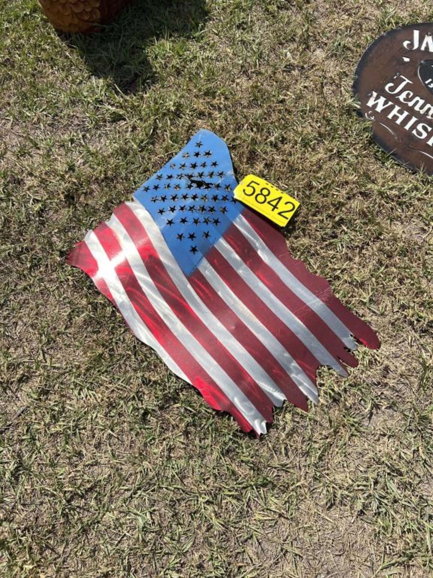 AMERICAN FLAG METAL ART