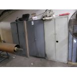 Lot of (3) 2-Door Cabinets with Contents