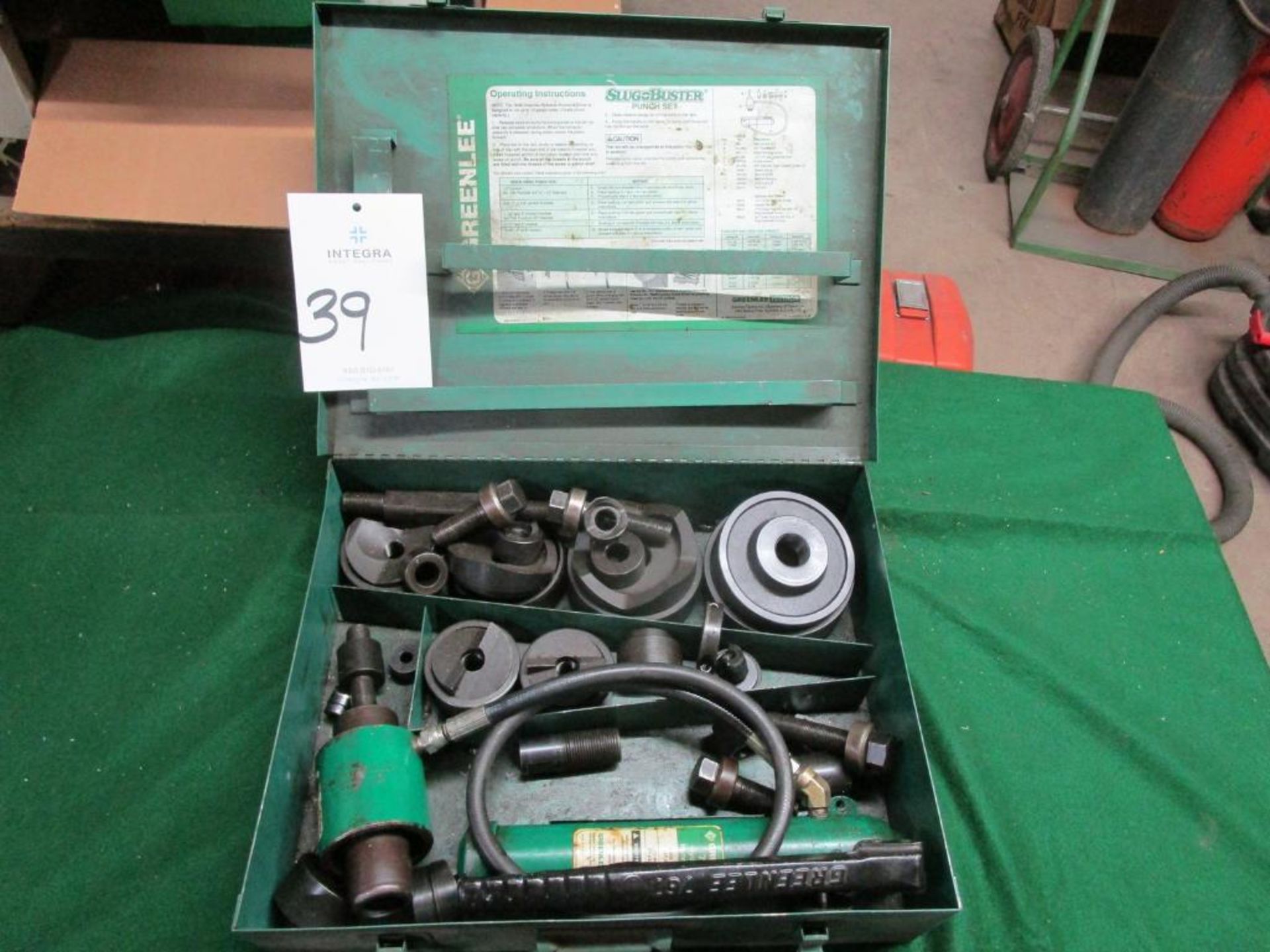 Greenlee 7310SB 1/2" - 4" Knock Out Punch Set