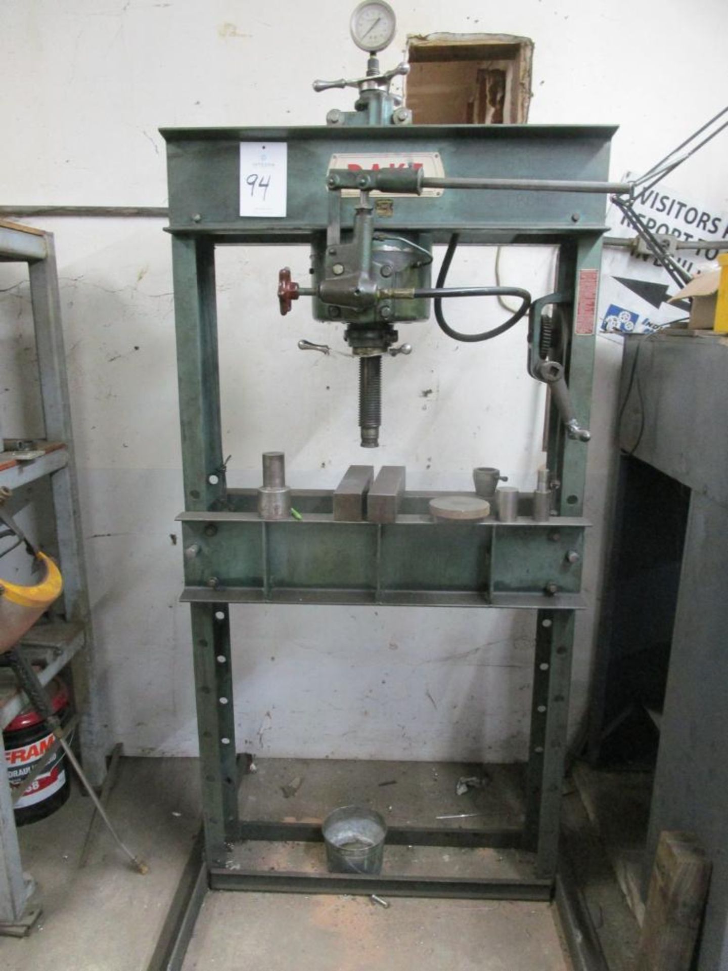 Dake 50H 50-Ton H-Frame Shop Press