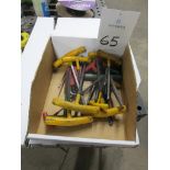 Lot of Assorted T-Handle Allen Wrenches